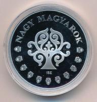 ifj. Szlávics László (1959-) 2011. "Nagy Magyarok / Liszt Ferenc 1811-1886" ezüstözött Cu ...