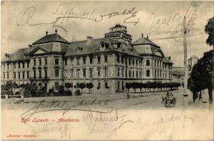 1907 Eger, Líceum, Akadémia. Baross nyomda kiadása (EK)