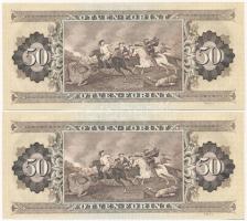 1989. 50Ft (2x) sorszámkövetők T:I Adamo F25