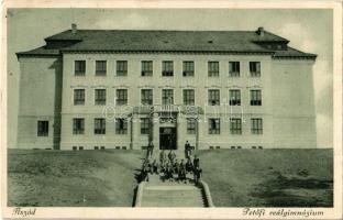 1937 Aszód, Petőfi reálgimnázium. Lőwy Andor kiadása (EK)