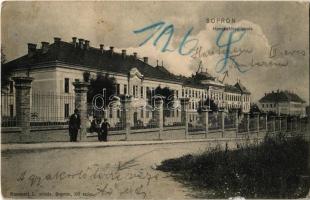 1906 Sopron, Honvéd főreáliskola. Kummert L. utóda kiadása (b)