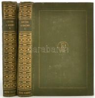 Eötvös Károly: A Bakony I-II kötet. Bp., 1909, Révai. Kiadói egészvászon-kötésben, kopott, foltos, kissé sérült borítóval, hullámos lapokkal, a II. kötet rossz állapotban