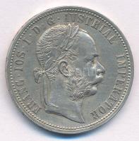 Ausztria 1872. 1Fl Ag Ferenc József T:1-,2 Austria 1872. 1 Florin Ag Franz Joseph C:AU,XF Krause KM#2222