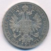 Ausztria 1872. 1Fl Ag "Ferenc József" T:1-,2 Austria 1872. 1 Florin Ag "Franz Joseph&...