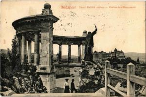 1908 Budapest I. Szent Gellért szobor, Királyi vár. Taussig A. 5320.