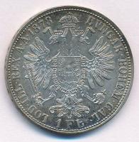 Ausztria 1878. 1Fl Ag "Ferenc József" T:1-,2 patina Austria 1878. 1 Florin Ag "Franz ...
