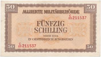 Ausztria / Szövetséges megszállás 1944. 50Sch T:II Austria / Allied occupation 1944. 50 Schilling C:XF Krause 109