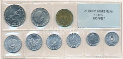 1971. 2f-10Ft (9xklf) érmés forgalmi sor fóliatokban T:1 Adamo FO4