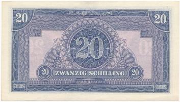 Ausztria / Szövetséges megszállás 1944. 20Sch T:I- Austria / Allied occupation 1944. 20 Schilling C:...