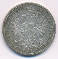 Ausztria 1879. 1Fl Ag "Ferenc József" T:1-,2 Austria 1879. 1 Florin Ag "Franz Joseph&...