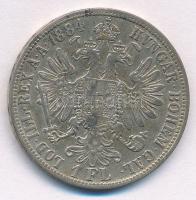 Ausztria 1884. 1Fl Ag "Ferenc József" T:2- Austria 1884. 1 Florin Ag "Franz Joseph&qu...
