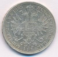 Ausztria 1885. 1Fl Ag "Ferenc József" T:2 kis ph., patina Austria 1885. 1 Florin Ag "...