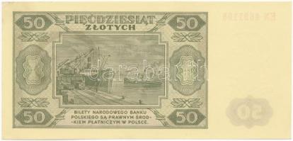 Lengyelország 1948. 50Zl T:I-
Poland 1948. 50 Zlotych C:AU
Krause KM#138