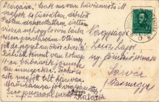 1936 Agárd (Gárdony), Strandszálló, strand étterem + "BUDAPEST - NAGYKANIZSA 8 B" vasúti m...