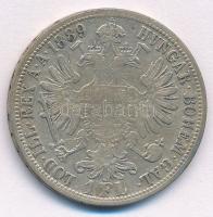 Ausztria 1889. 1Fl Ag "Ferenc József" T:2 patina Austria 1889. 1 Florin Ag "Franz Jos...