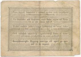 1848. 1Ft "Kossuth bankó" T:III-
Adamo G104