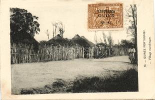 Portugal Guinea Mandingue village