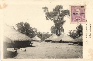 Portugal Guinea Mancagane village