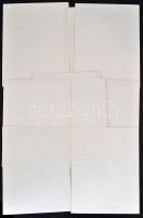 A Magyar Állam összes erdőségeinek átnézeti térképe. Nagy méretű reprint térkép 12 részes, egyenként...