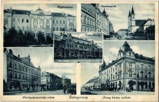 1936 Zalaegerszeg, Főgimnázium, Széchenyi tér, Vasútállomás, Pénzügyigazgatósági palota, Arany Bárány szálloda (EK)