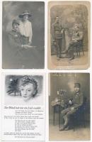 8 db katonai fotólap + 2 fotó