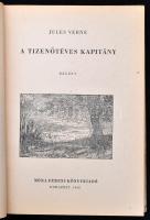 9 db Verne regény sorozat kötésben nagyrészt