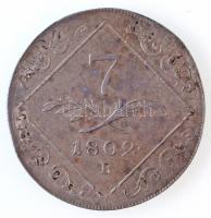 1802B 7Kr Ag "I. Ferenc" Körmöcbánya T:2 Hungary 1802B 7 Kreuzer Ag "Franz I" Kr...