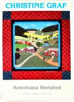 1979 Christine Graf - Americana Revisited plakát, 62×44 cm