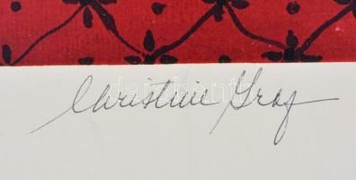 1979 Christine Graf - Americana Revisited plakát, 62×44 cm