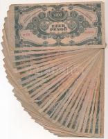 1945. 1000P (29x) közte "MNB" bélyeges T:III,III- Adamo P22e