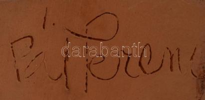 Pál Ferenc (1914-2008): Retro iparművész ló kerámia, m: 30 cm, alján jelzett, jó állapotban