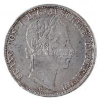 1859B 2Fl Ag Ferenc József Körmöcbánya (24,72g) T:1-,2 kis ph. / Hungary 1859B 2 Florin Ag Franz Joseph Kremnitz (24,72g) C:AU,XF edge error Adamo M17