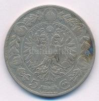Ausztria 1900. 5K Ag "Ferenc József" T:2-,3 ph. Austria 1900. 5 Corona Ag "Franz Jose...