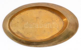 Réz névjegy tartó, h: 19 cm