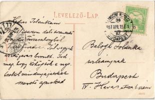 1907 Füzesabony, Fogyasztási és Értékesítő Szövetkezet üzlete. "Baross" nyomda kiadása + &...