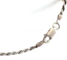 Ezüst(Ag) walles karkötő, jelzett, h: 19,5 cm, nettó: 2,6 g