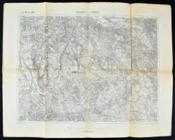 1911 Vegyes térkép tétel, közte: Neszmély és Zsámbék, Magyarszölgyén és Esztergom, Pozsony, Hainburg...