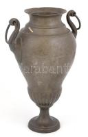 Ón amfora alakú díszedény, Strassburg 1908 Pekár Imre gravírozással, feltehetően Pekár Imre (1838-19...