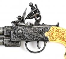 Pisztoly replika London felirattal, h: 21,5 cm