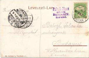 1907 Tiszafüred, Tiszai vasúti híd. 850. Goldstein L. kiadása + "FÜZESABONY - DEBRECZEN 168. SZ...