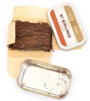 Ogdens St Bruno flake tobacco dohány eredeti dobozában, enyhén kopott, m: 2,3 cm, h: 9,5 cm