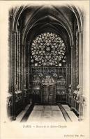 Paris, Rosace de la Sainte-Chapelle / church interior, rose window