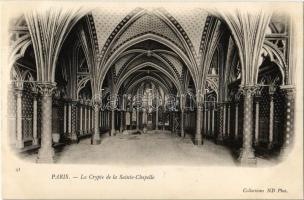 Paris, La Crypte de la Sainte-Chapelle / the crypt of the Sainte-Chapelle