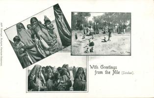 Nile with natives