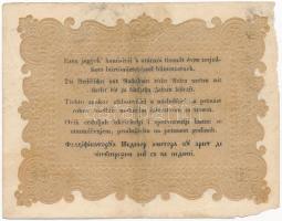 1848. 10Ft "Kossuth Bankó" hátlapi nyomat eltérő vörösesbarna színnel és fordított alapnyo...