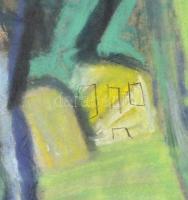 Deli Antal (1886-1960): Kertrészlet. Pasztell, papír, jelzett, 35,5x27 cm