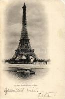1902 Paris, The Eiffel Tower, ship, Phot. Neurdein Fréres (EK)