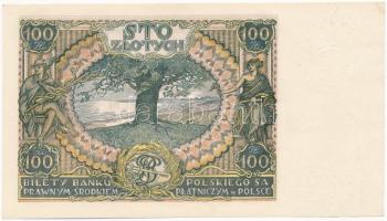 Lengyelország 1934. 100Zl T:I,I- 
Poland 1934. 100 Zlotych C:UNC,AU 
Krause 74.a