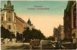 1911 Temesvár, Timisoara; Hunyadi út, Délvidéki Kaszinó. Gerő kiadása / street view, casino