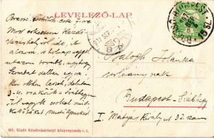 1907 Kézdivásárhely, Targu Secuiesc; Fő tér, piaci árusok, Nemzeti Szálloda, Városi Vigadó szálloda,...